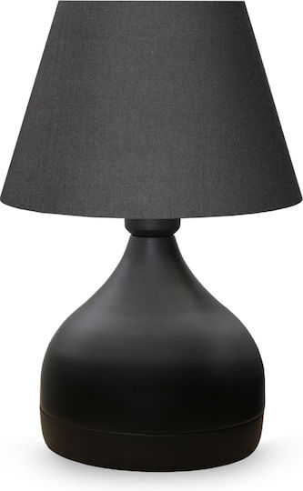 GloboStar Mickey Metal Table Lamp for Socket E27 with Black Shade and Base