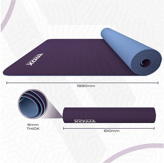 RDX Covor de exerciții fizice Yoga Violet