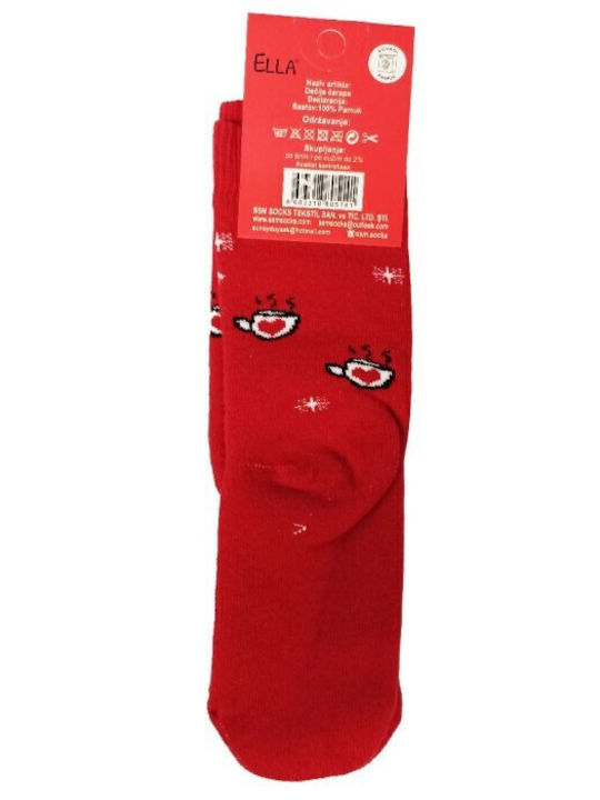 Ella Kids' Socks Red
