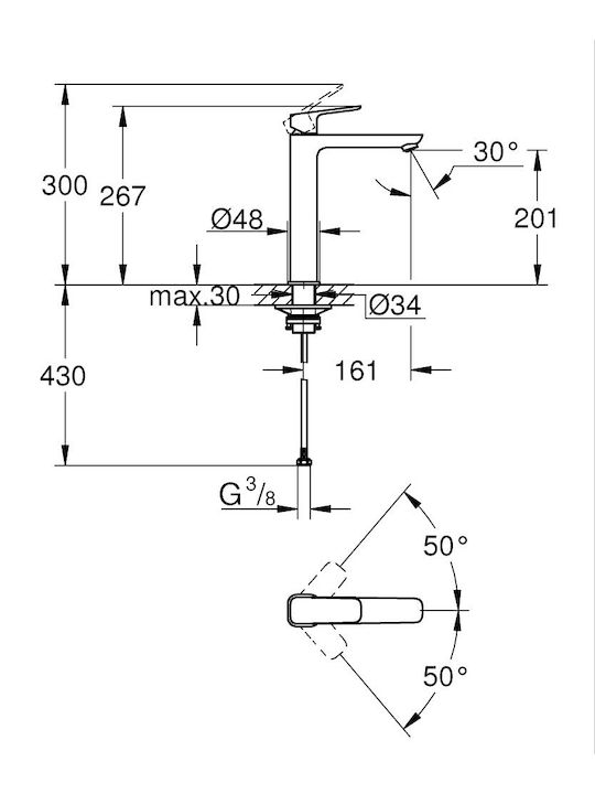 Grohe Mixing Sink Faucet Black