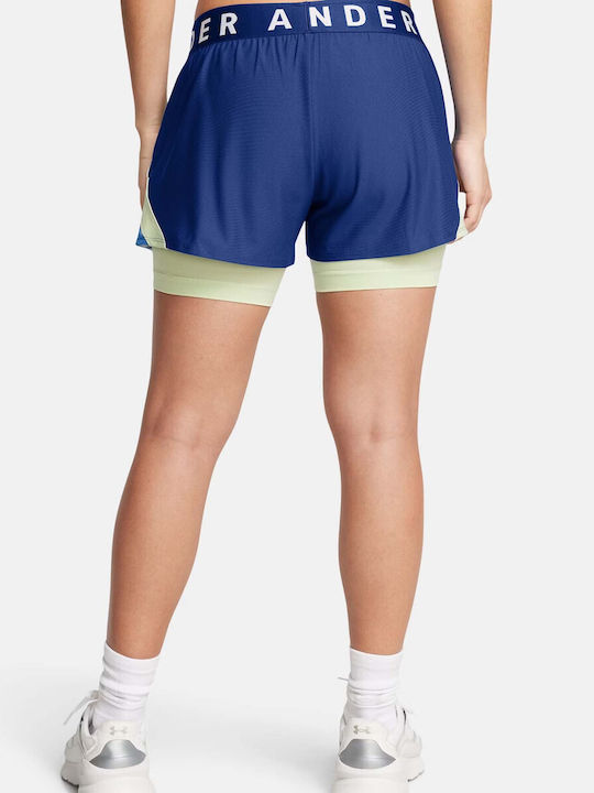 Under Armour Play Up 2-in-1 Women's Shorts Blue