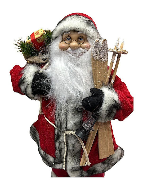 Santa Claus with Moving Red 30cm