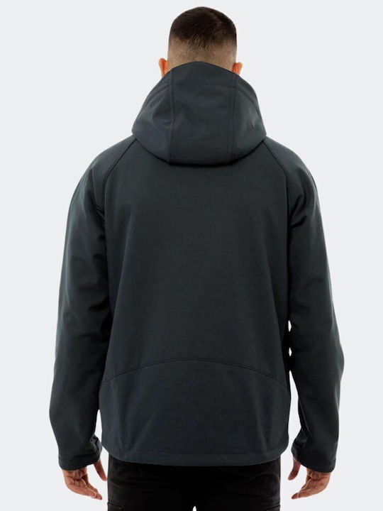 Χειμωνιάτικο Μπουφάν Softshell Αδιάβροχο και Αντιανεμικό Γκρι
