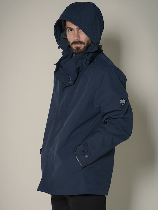 Winter Jacket Waterproof and Windproof Blue