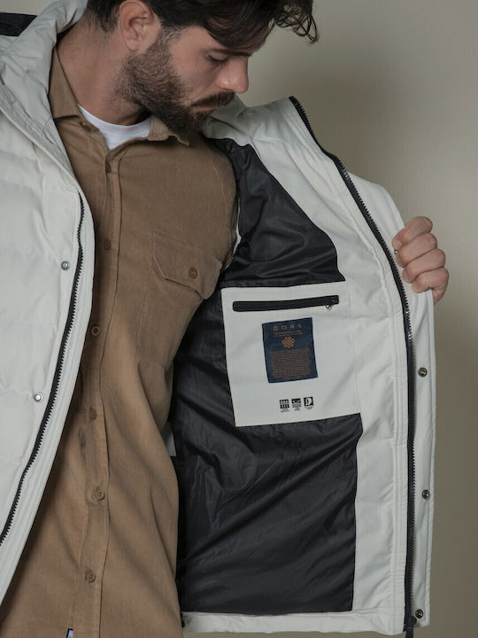 Ärmellos Jacke Wasserdicht und Winddicht Khaki