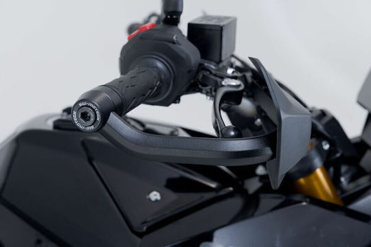 SW-Motech Motorcycle Protective Hand Guards in Black Colour