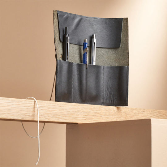 Paper Republic Le Porte Plume Stiftetui für 1 Stifte in Schwarz Farbe