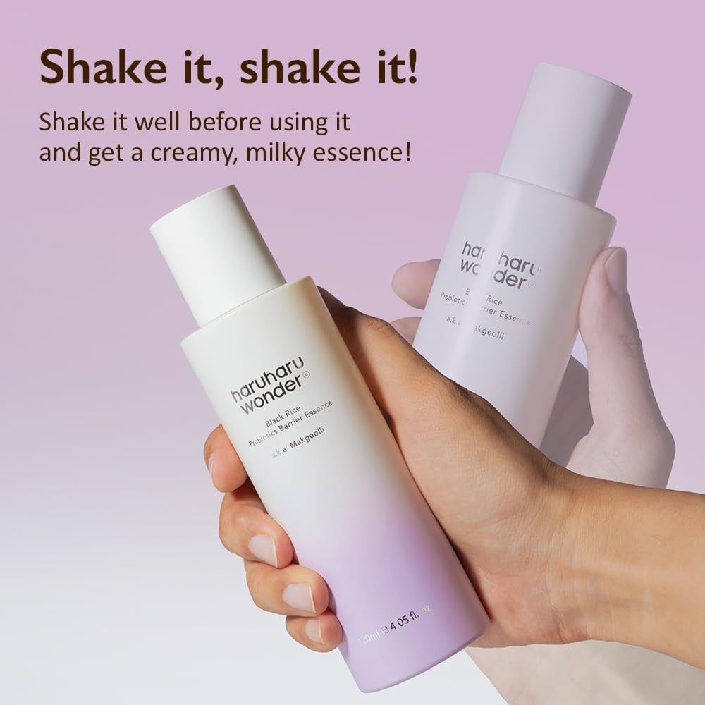 Haruharu Wonder Black Rice Probiotics Barrier Καταπραϋντικό & Ενυδατικό Essence Προσώπου για Αποτοξίνωση & Σύσφιξη 120ml
