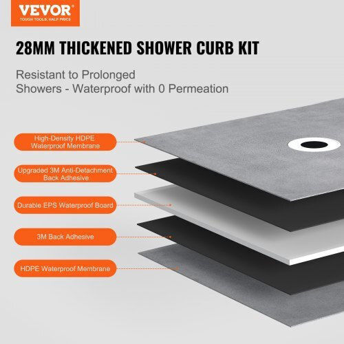 Vevor Ceramic Shower 152.4x96.5cm