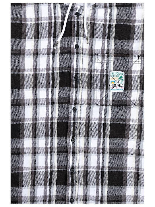 Long-sleeved Cotton Shirt Black