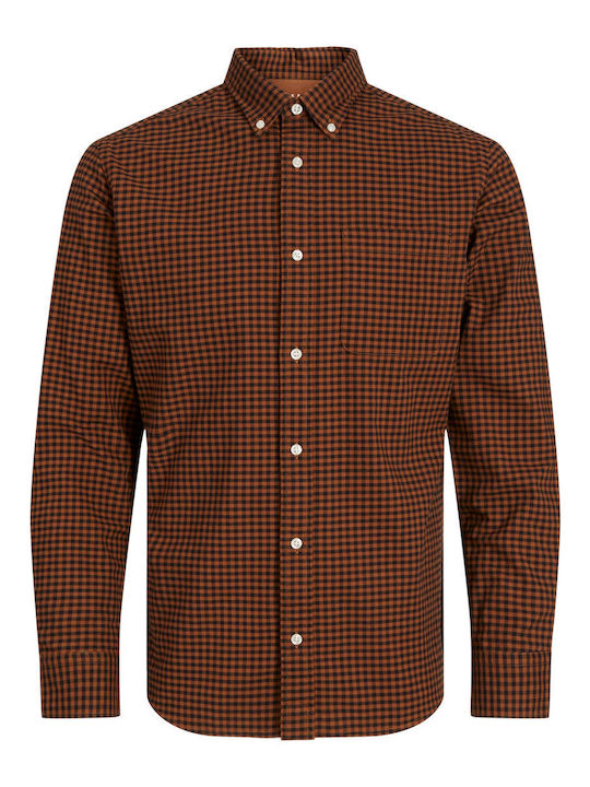 Jack & Jones Long-sleeved Shirt Rust