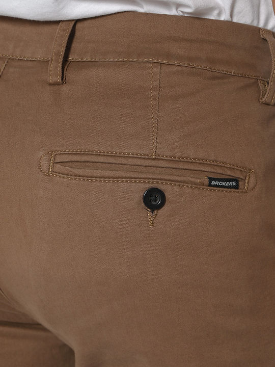 Men's Chino Slim Fit Trousers Cigar