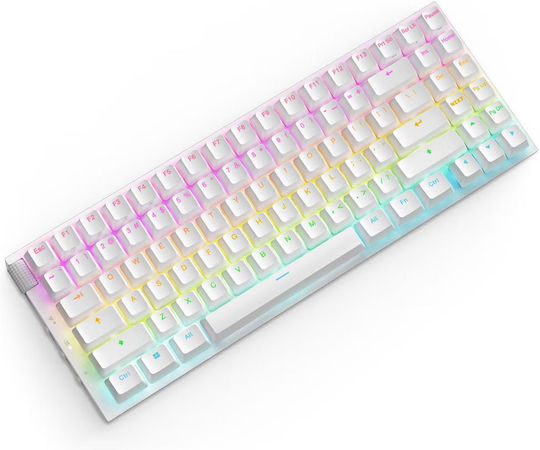 NZXT Function 2 MiniTKL Οπτικό Gaming Πληκτρολόγιο Tenkeyless με RGB φωτισμό (Αγγλικό US) Λευκό