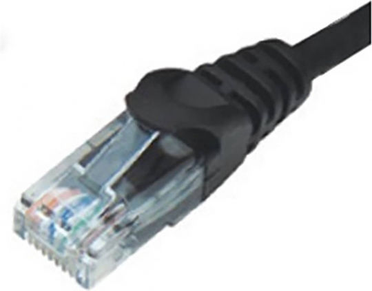 Cablu Patch Cord Cat5e UTP 10,0m Negru Bucăți:5 04.023.0399