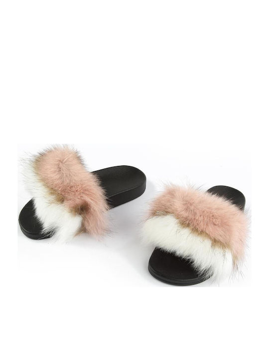 Winter Women's Slippers with Fur