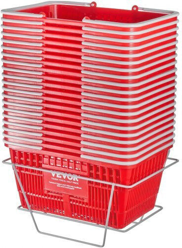 Vevor Shopping Basket Red
