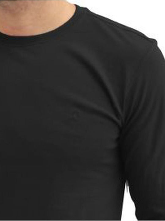 Langarmbluse Black