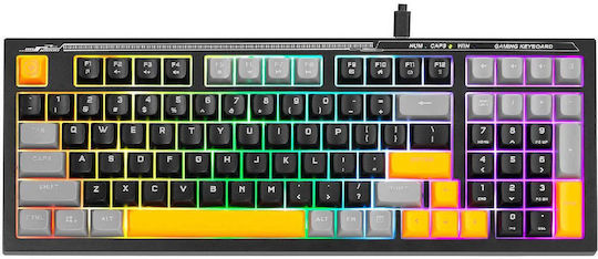 Marvo Soldat S50Α Gaming Πληκτρολόγιο με RGB φωτισμό (Αγγλικό US)