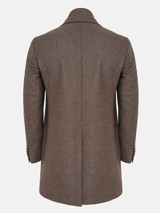 Guy Laroche Men's Coat Brown