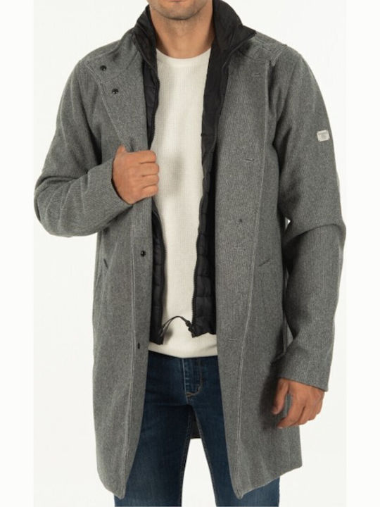 Ανδρικό Παλτό Dk Grey