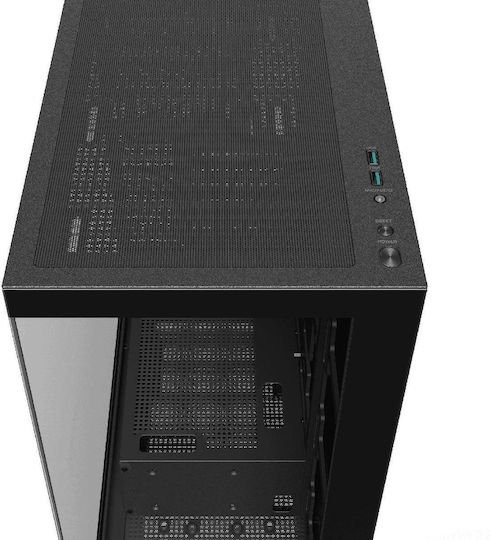 Deepcool CG580 Gaming Midi Tower Computer Case with Side Window Black