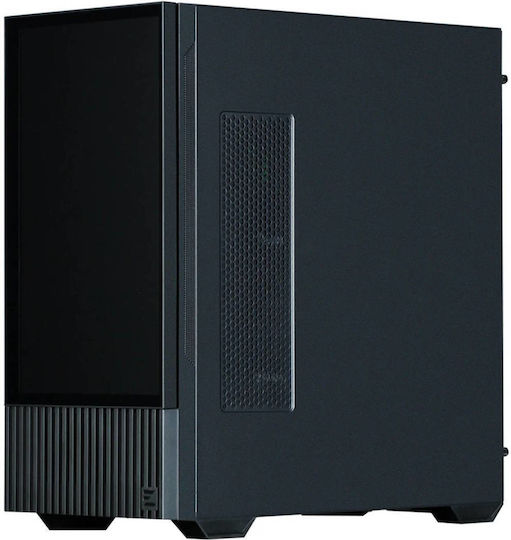 Zalman Z10 DS Gaming Midi-Turm Computergehäuse mit Seitenfenster Schwarz