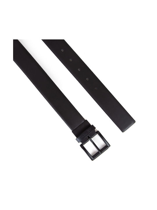 Valentino Bags Men's Leather Belt Black