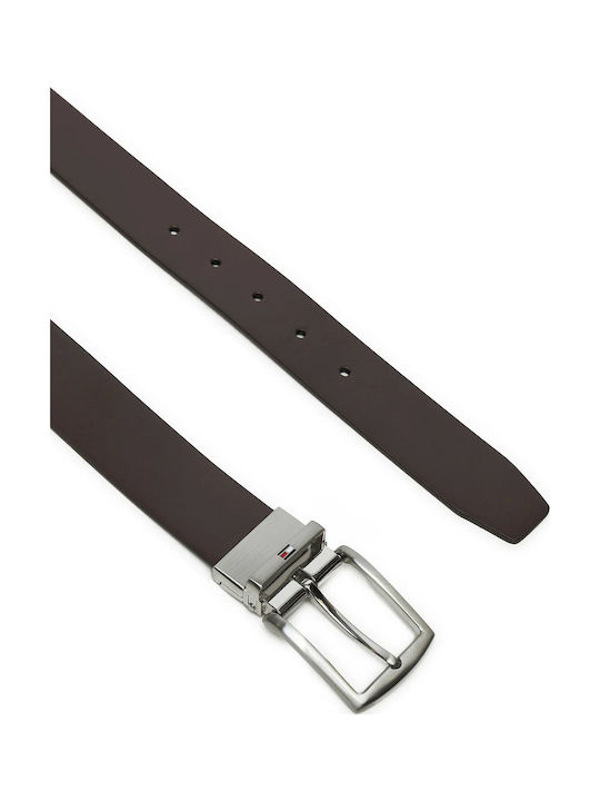 Tommy Hilfiger Denton 3.5 Rev Herren Gürtel Leder Braun Tommy Hilfiger Denton 3.5 Rev Herren Gürtel Leder Braun