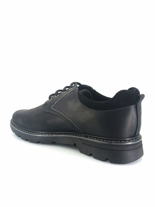 Men's Leather Casual Shoes Black