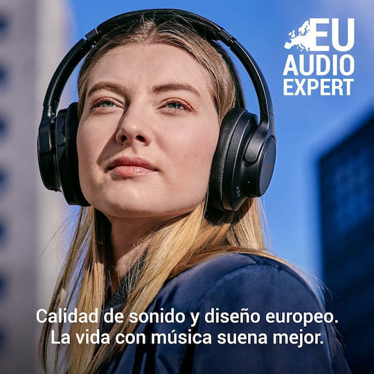 Energy Sistem Fără fir Bluetooth Over Ear Căști cu 8 ore de Funcționare Negre