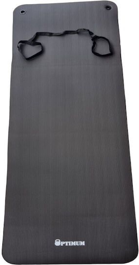 Optimum Exercise Mat Black (183x61x1.5cm)
