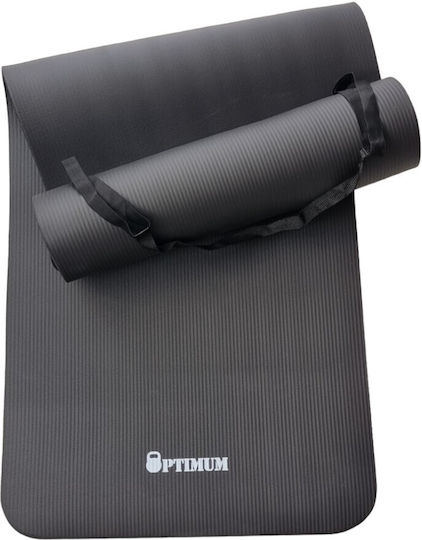 Optimum Exercise Mat Black (183x61x1.5cm)