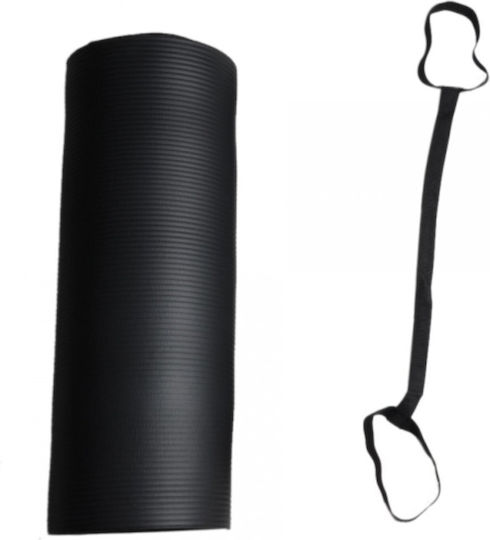 Optimum Exercise Mat Black (183x61x1.5cm)