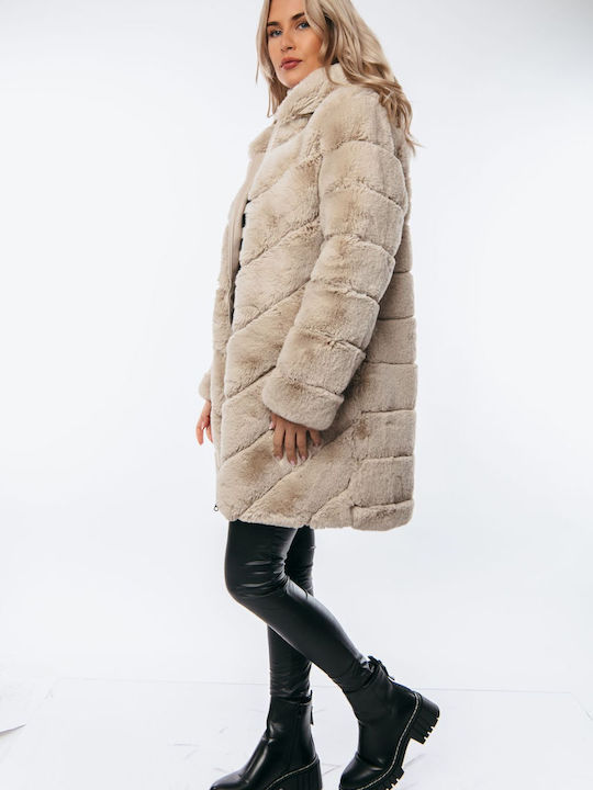 Women's Short Fur Black