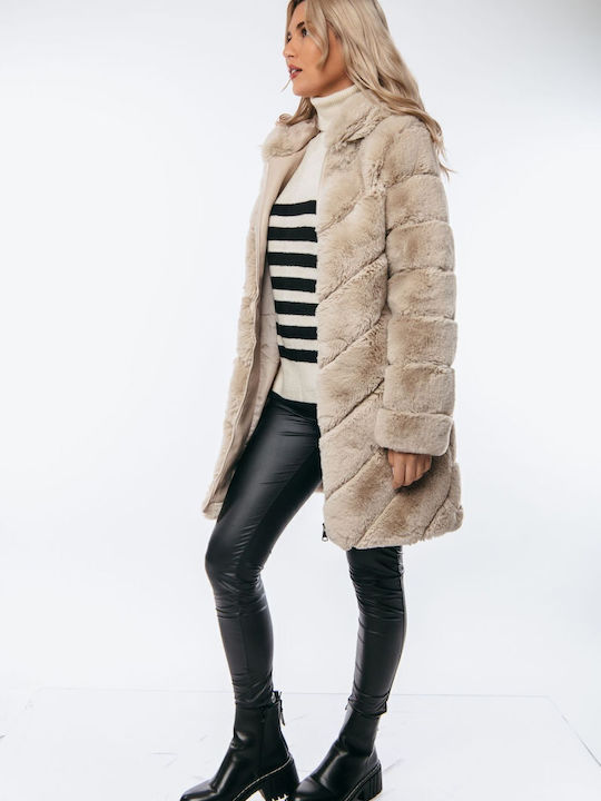 Women's Short Fur Black