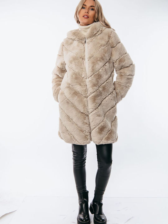 Women's Short Fur Black