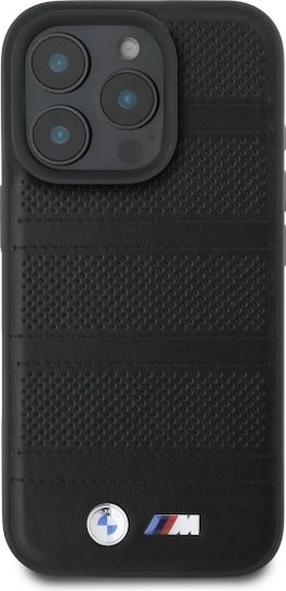 BMW M Perforated And Stitched Line Magsafe Umschlag Rückseite Kunststoff Schwarz (iPhone 17 Pro Max / iPhone 17 Pro / iPhone 16 Pro Max)