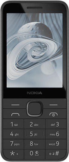 Nokia 215 4G (2024) Dual SIM Κινητό (Ελληνικό Μενού) Μαύρο