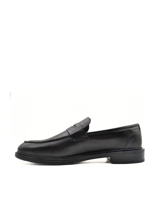 Men's Leather Moccasins Black
