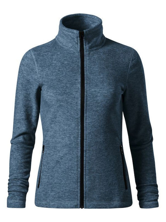Malfini Women's Long Sleeve Promotional Cardigan Blue