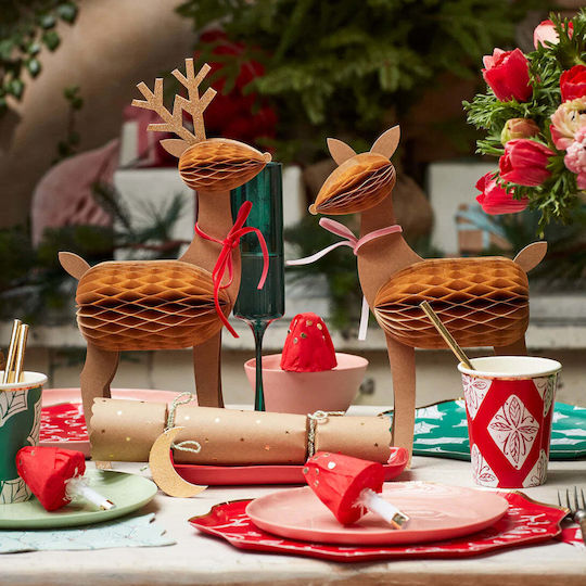 Meri Meri Weihnachtliche Figur Rentier 3Stück