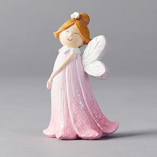 Eurolamp Коледна Пластмасова Фигура Fairy Лилава Дължина 6см.