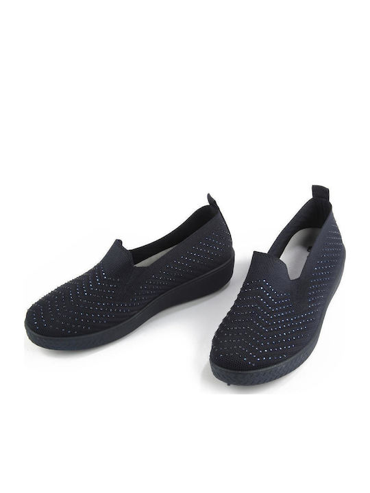 Текстил Дамски Slip-On Син