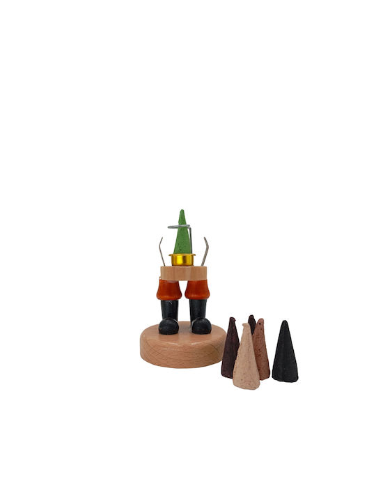 Decorative Figure Smoker Lumberjack Dimensions 15x6x7cm