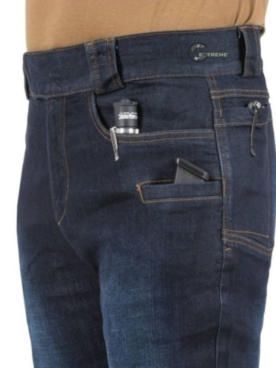 Helikon Tex Greyman Tactical Jeans Hunting Pants Mid Dark Blue in Blue color