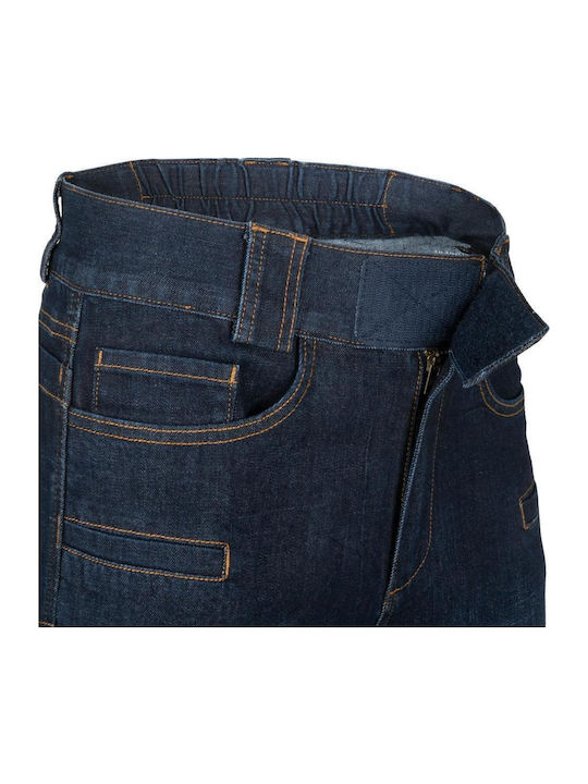 Helikon Tex Greyman Tactical Jeans Hunting Pants Mid Dark Blue in Blue color
