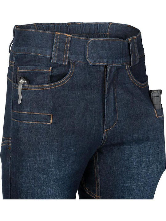 Helikon Tex Greyman Tactical Jeans Hunting Pants Mid Dark Blue in Blue color