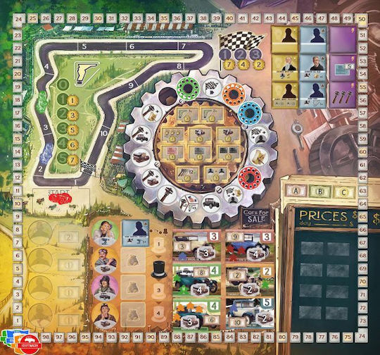 Настолна игра Kraftwagen Age of Engineering за 2-4 играчи 13+ години Arcane Wonders