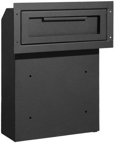 Vevor Κουτί Ρίψης Κλειδιών 12x6x16" Κλειδαριά Μαύρο Cqxbx12616inyug59v0