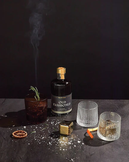 Σετ Παγάκια Ανοξείδωτο Ατσάλι Χρυσό Jupiter Coctail Chillers Gold Hhc113